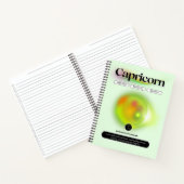 Carnet Symbole moderne Zodiac Capricorne Citation Élément (Intérieur)