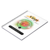 Carnet Symbole moderne Zodiac Virgo Quote Élément Terre (Côté gauche)