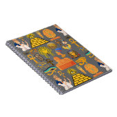 Carnet Symbole motif Hiéroglyphe égyptien antique (Côté Droit)