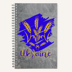 Carnet Symbole national ukrainien tryzub fait d'oreille d