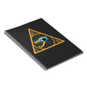 Carnet Symbole oculaire du pharaon égyptien (Côté Droit)