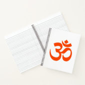 Carnet Symbole Om indien (Intérieur)