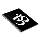 Carnet Symbole Om noir et blanc (Côté Droit)
