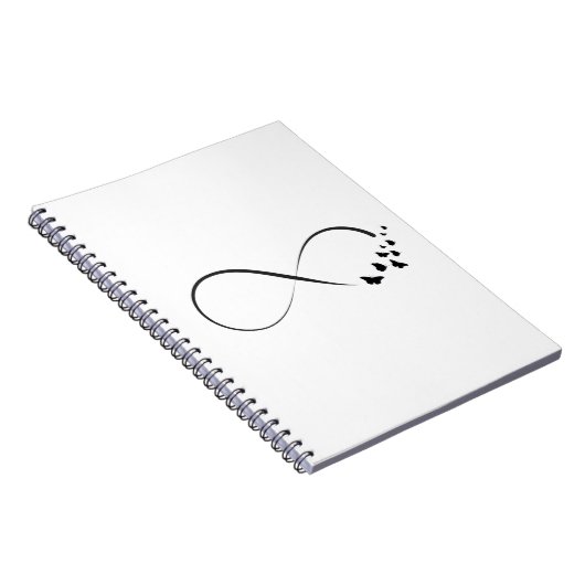 Carnet Symbole papillon infini (Côté Droit)