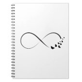 Carnet Symbole papillon infini (Devant)