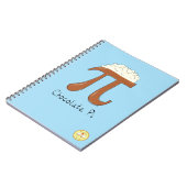 Carnet Symbole Pi Chocolat Math drôle (Côté gauche)