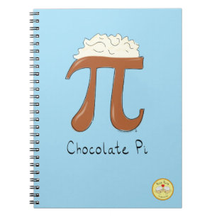 Carnet Symbole Pi Chocolat Math drôle