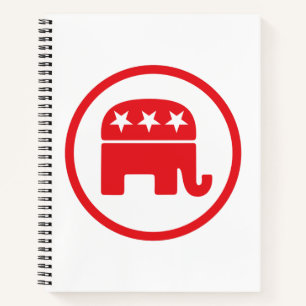 Carnet Symbole politique du parti républicain (éléphant)