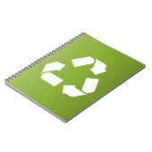CARNET SYMBOLE RECYCLE (Côté gauche)