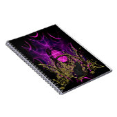 Carnet Symbole triple de lune - chat noir (Côté Droit)