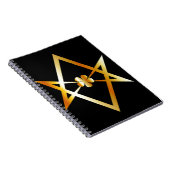 Carnet Symbole unicursale de hexagram (Côté Droit)