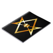 Carnet Symbole unicursale de hexagram (Côté gauche)