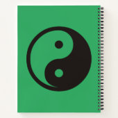 Carnet Symbole Yin Yang - conception de tatouage solide (Dos)