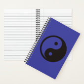 Carnet Symbole Yin Yang - conception de tatouage solide (À l'intérieur)