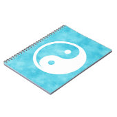Carnet Symbole Yin Yang - dessin de tatouage solide 2 (Côté gauche)