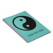 Carnet Symbole Yin Yang - tatouage solide (Côté Droit)