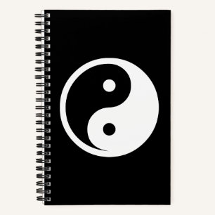 Carnet Symbole Yin Yang - tatouage solide design 2