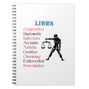 Carnet Symbole ziodiaque Libra Horoscope