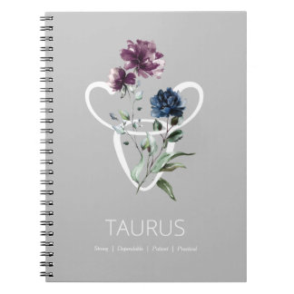 Carnet SYMBOLE Zodiaque Étoile Taurus