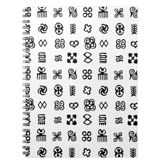 Carnet Symboles africains Adinkra (Devant)
