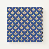 Carnet Symboles de fleur de lis (Dos)