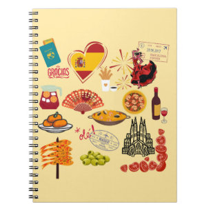 Carnet Symboles espagnols Amateurs de voyage