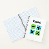 Carnet Symboles mathématiques (Intérieur)