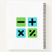 Carnet Symboles mathématiques (Dos)