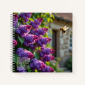 Carnet Symbolisme du lilas (Devant)