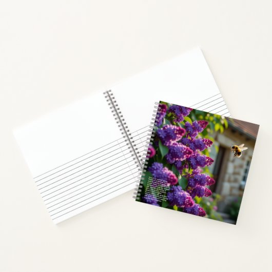 Carnet Symbolisme du lilas (Intérieur)