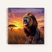 Carnet Symbolisme du lion (Devant)