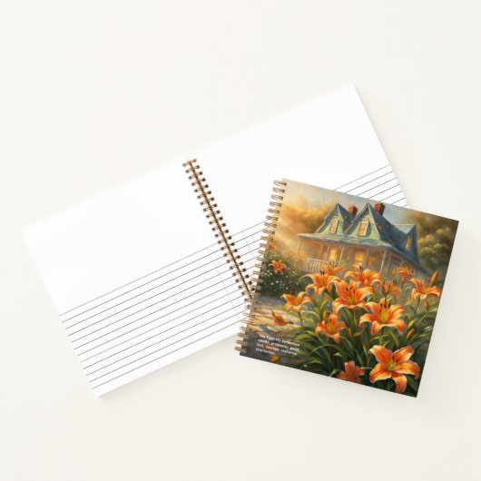Carnet Symbolisme du lis tigre (Intérieur)
