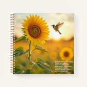 Carnet Symbolisme du tournesol  (Devant)