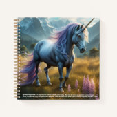 Carnet Symbolisme Unicorne Couverture rigide (Devant)