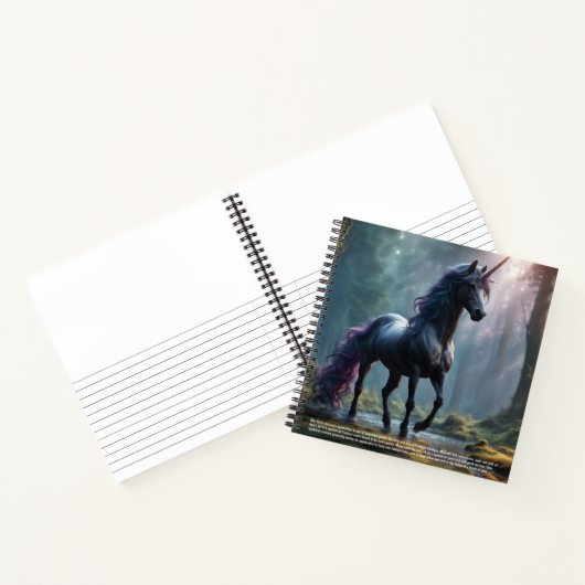 Carnet Symbolisme Unicorne Couverture rigide (Intérieur)