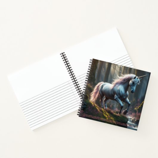 Carnet Symbolisme Unicorne Couverture rigide (Intérieur)