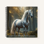 Carnet Symbolisme Unicorne Couverture rigide (Devant)