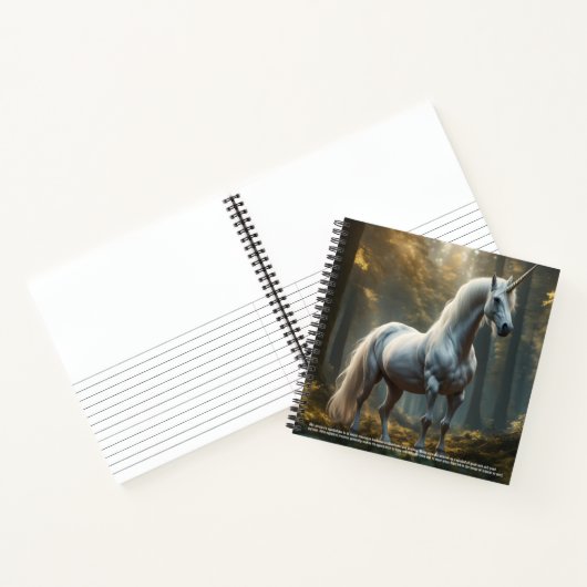 Carnet Symbolisme Unicorne Couverture rigide (Intérieur)