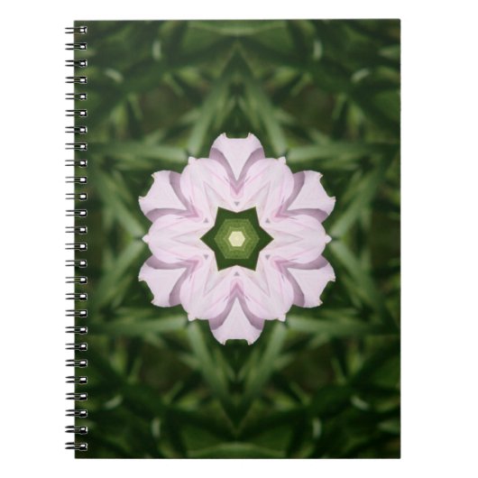 Carnet Symétrie de coupe de vin rose (Devant)