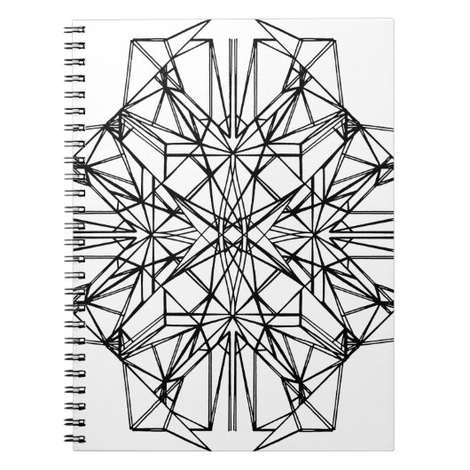 Carnet symétrie géométrique (Devant)