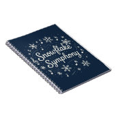 Carnet Symphonie de flocon de neige (Côté Droit)