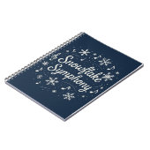Carnet Symphonie de flocon de neige (Côté gauche)