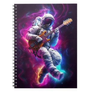 Carnet Symphonie du vide   Astronaute de Neon Cyberpunk