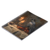 Carnet Symphonique noir corbeau (Côté gauche)