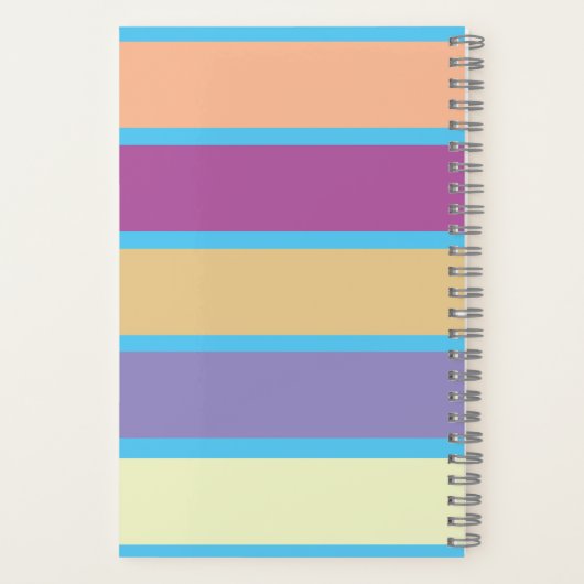 Carnet Symte Trendy Monogrammed Full Name Notes (Verso)