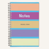 Carnet Symte Trendy Monogrammed Full Name Notes (Recto)