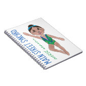 Carnet Synchronisation Swimmer Girls Swim Team Synchro (Côté Droit)