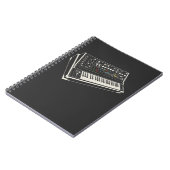 Carnet Synthétiseur modulaire Musique électronique analog (Côté gauche)