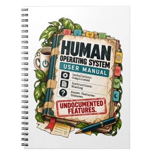 Carnet Système d'exploitation humain (Devant)