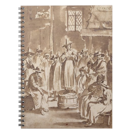 Carnet T34029 une réunion de prière de quaker (stylo et (Devant)